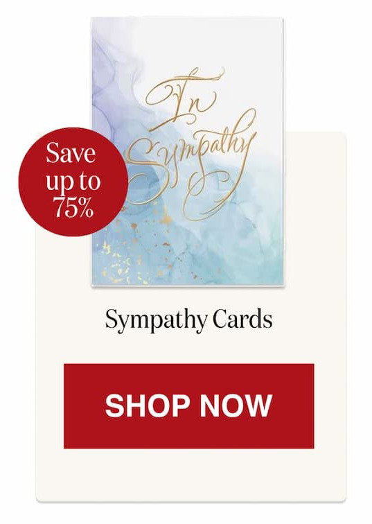 Sympathy Cards [Click here to Shop Now]