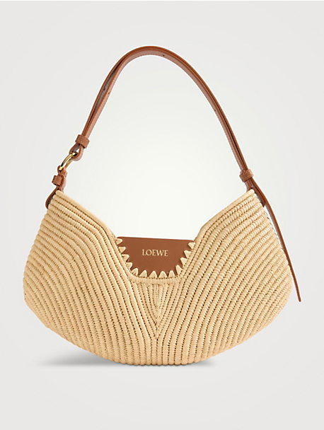 Loewe x Paula's Ibiza Medium Swing Raffia Shoulder Bag