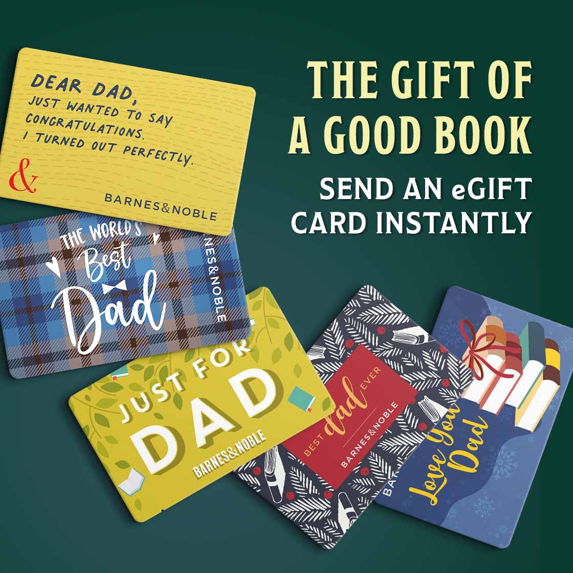 THE GIFT OF A GOOD BOOK : SEND AN eGIFT CARD INSTANTLY