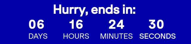 Hurry, ends on 06/26 at 11:59 PM eastern time.