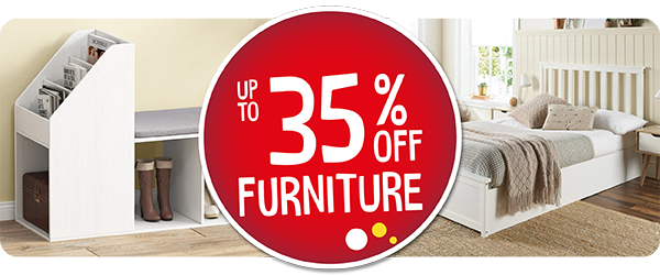Up to 35% off furniture
