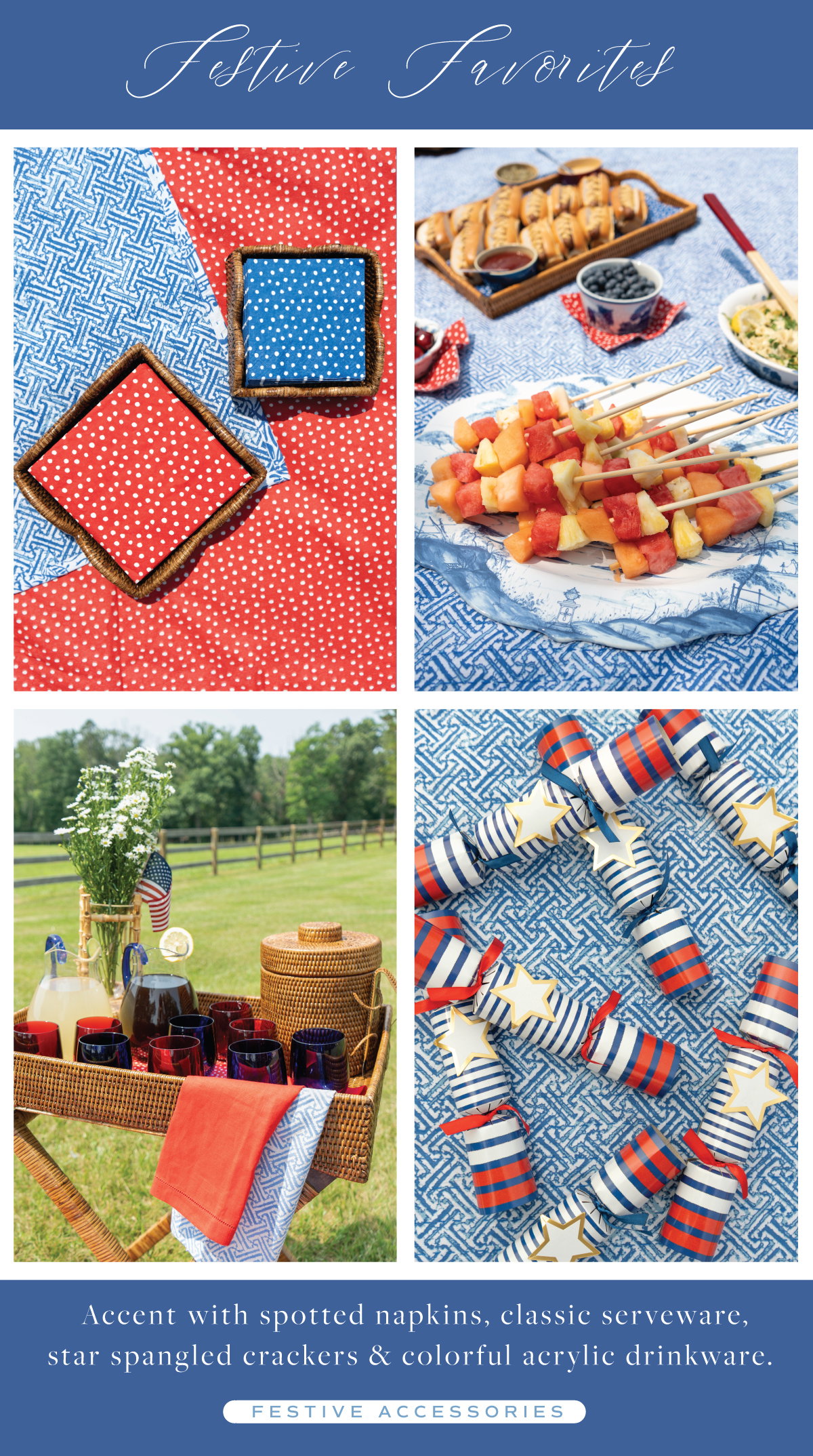 Shop 4th of July Designs in Red, White & Blue!