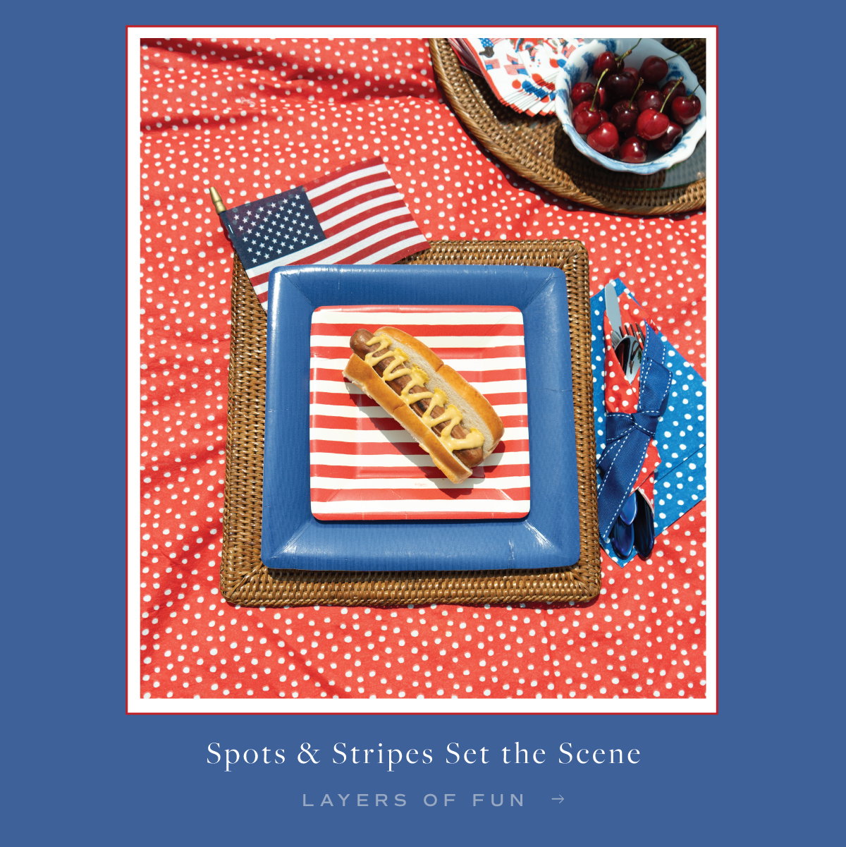 Shop 4th of July Designs in Red, White & Blue!