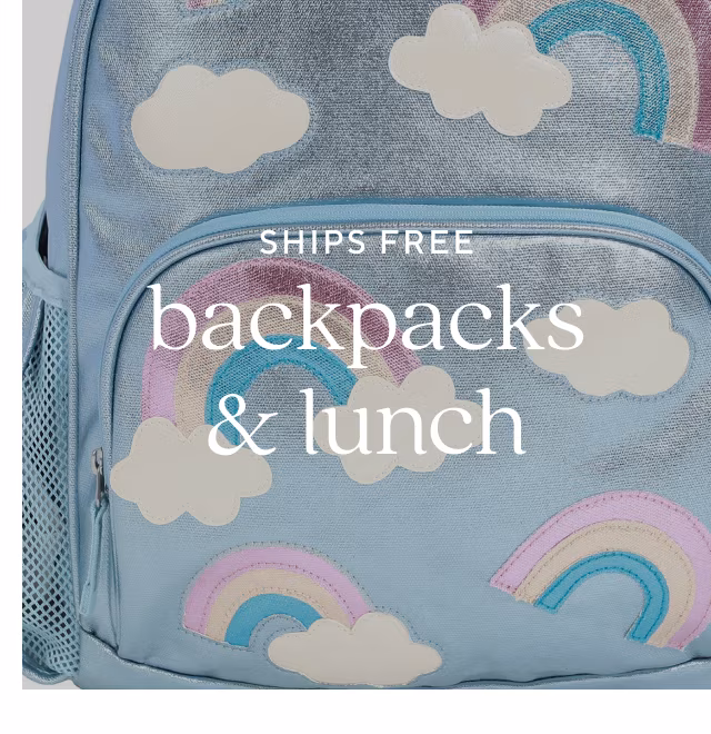 backpacks & lunch