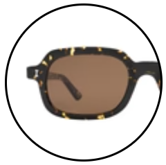 Berlin sunglasses shown in Flame