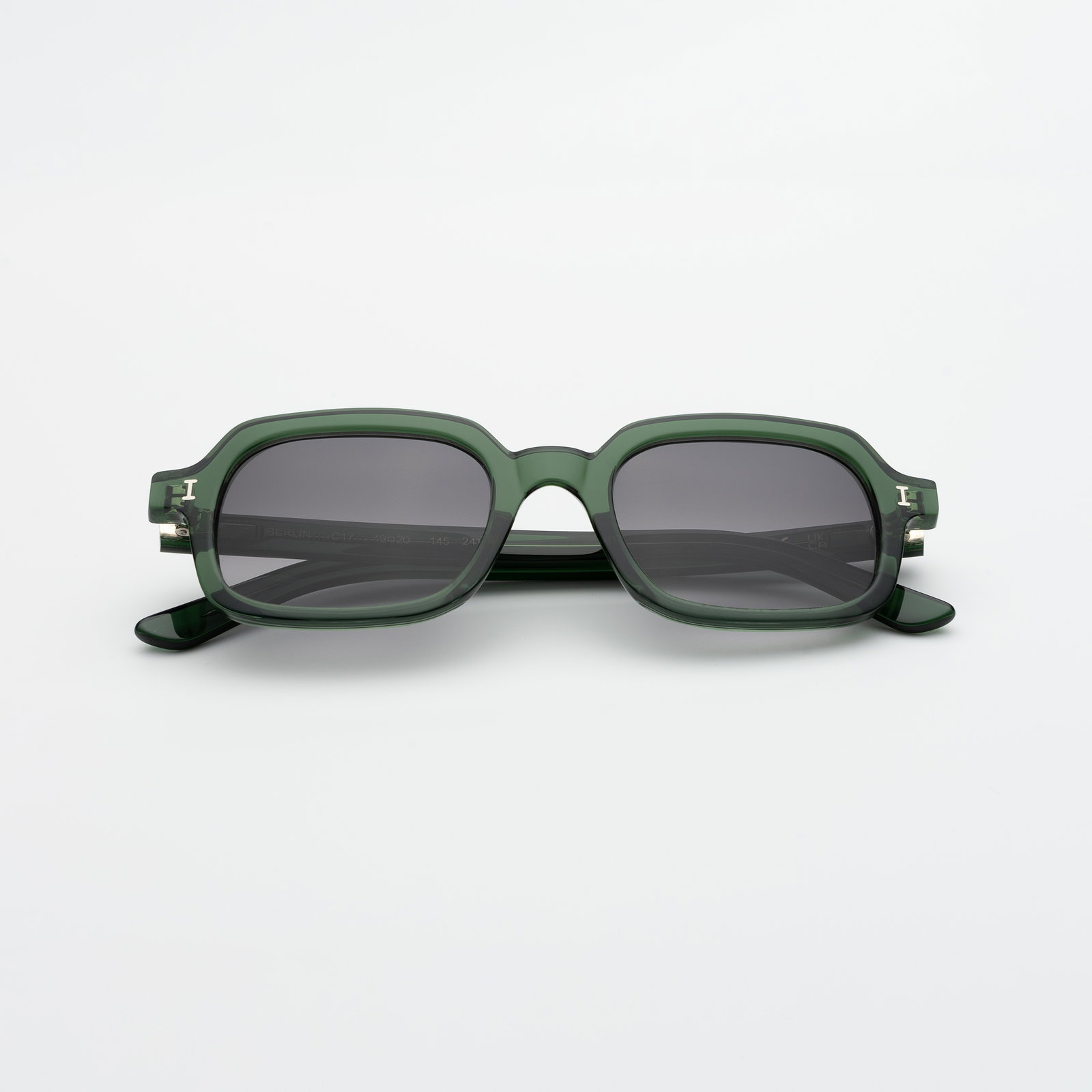 Berlin sunglasses shown in Pine
