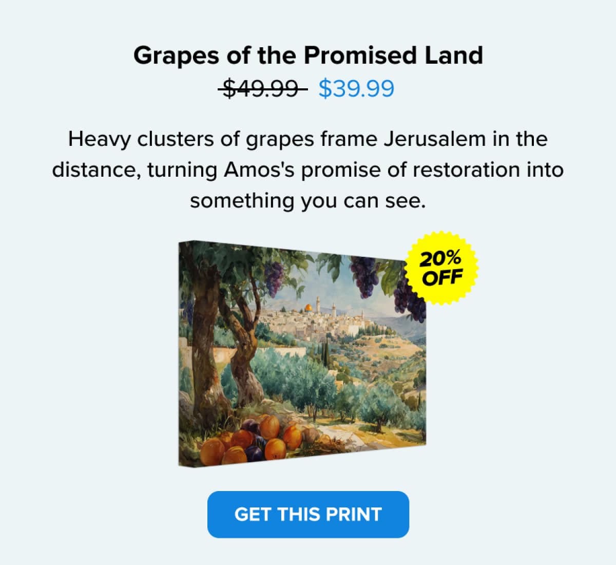 Grapes of the Promised Land $49.99 $39.99