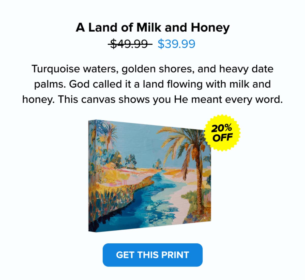 A Land of Milk and Honey $49.99 $39.99