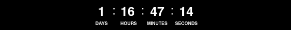 72 Hour Countdown Timer