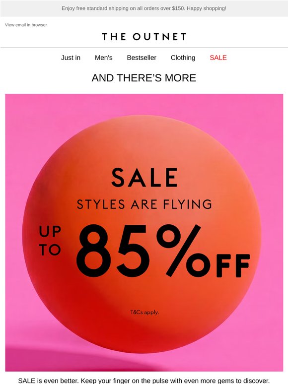 More, more, more – SALE!