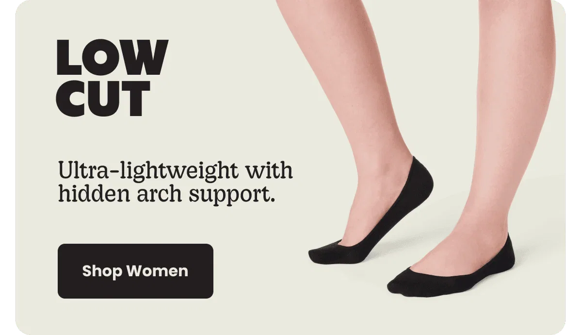 LOW CUT. Ultra-lightweight with hidden arch support. Shop Women