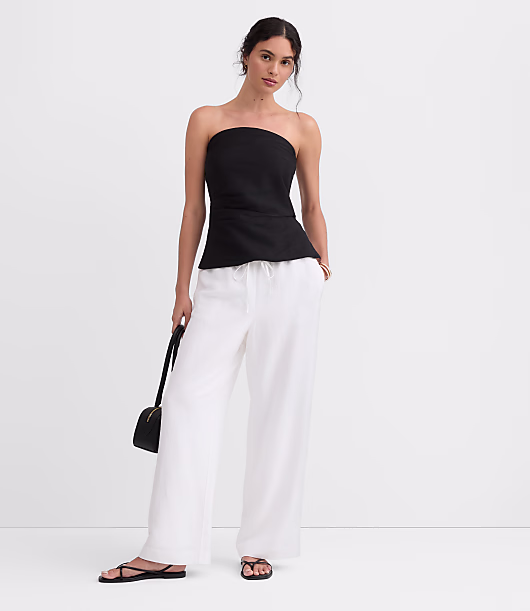 Sawyer Pull On Pants in Linen Blend