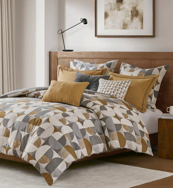 Cirque Jacquard Oversized Duvet Style Comforter Set