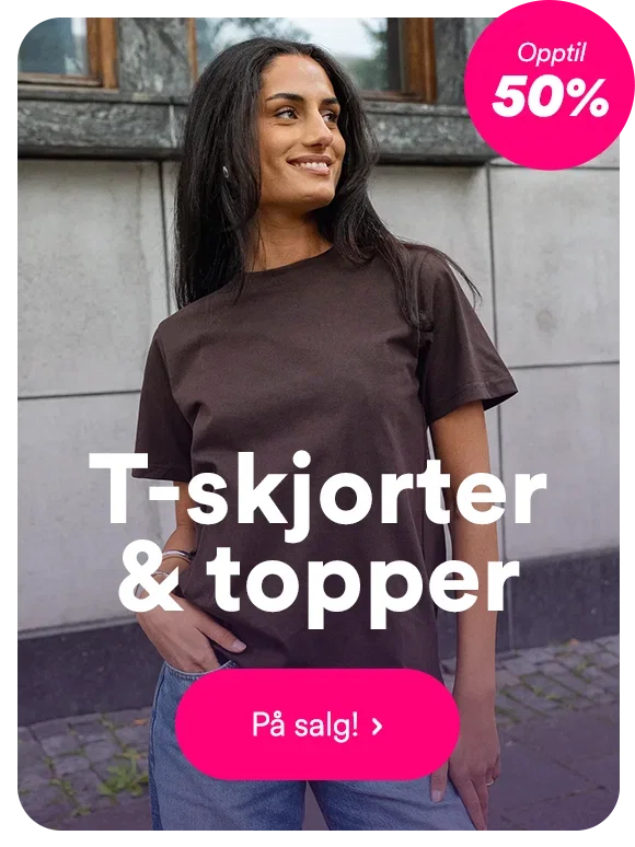 Topper og t-skjorter på salg!