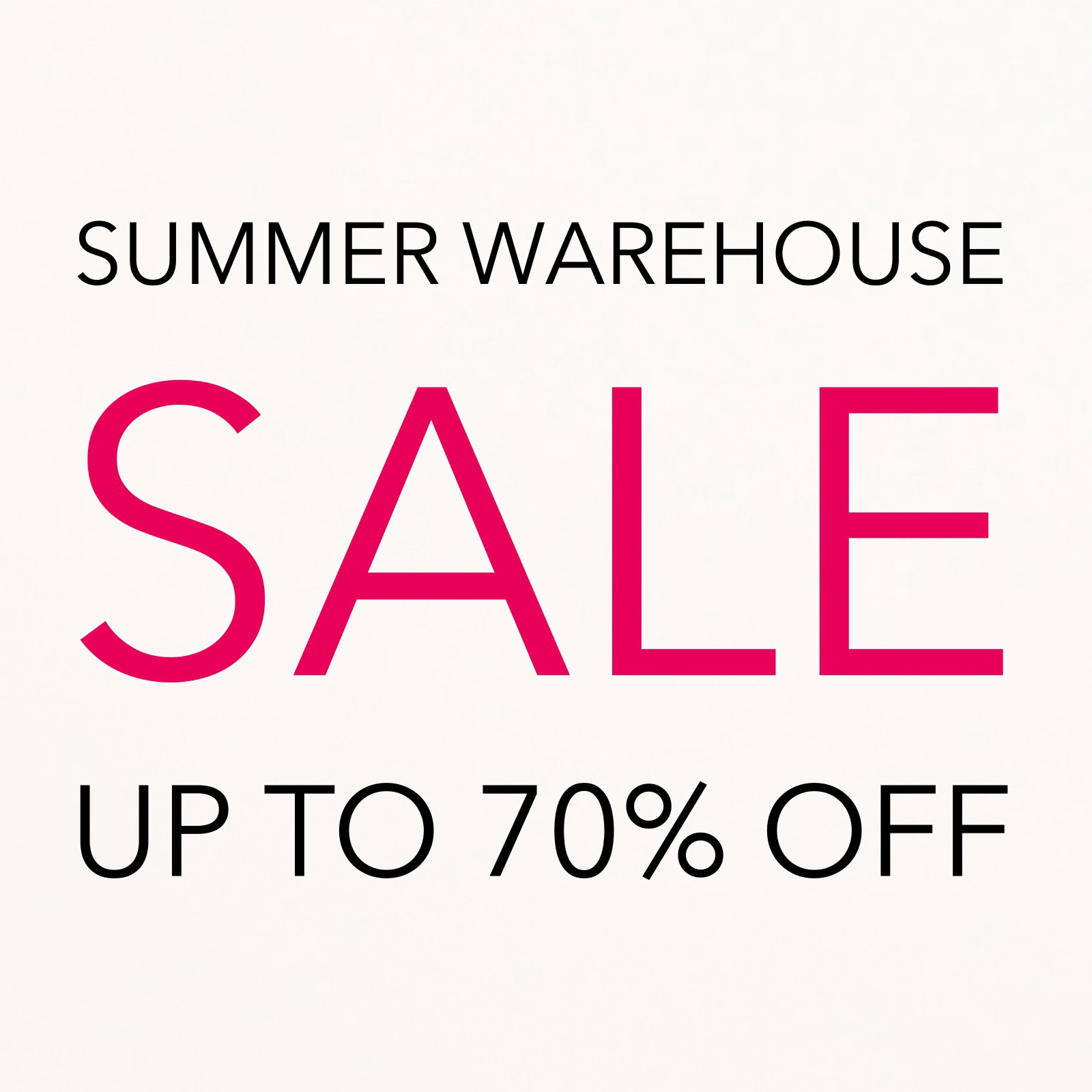 warehouse sale image