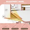 Children Desk Chair Set Kids School Student Study Table Ergonomic Height Adjustable Tilt Desktop Storage Drawer Book Shelf Furniture Writing Drawing