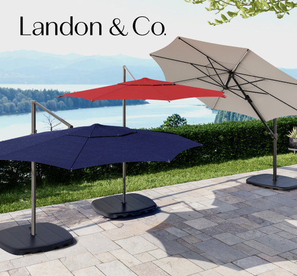 SAVE $100*: 11' LED Offset Umbrella