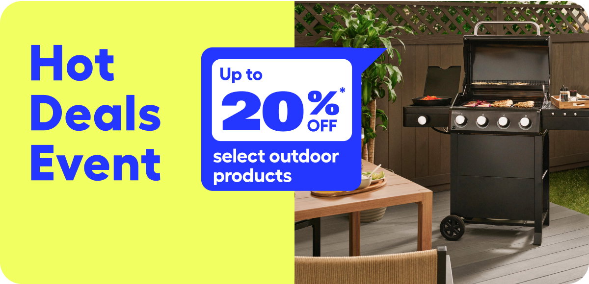 Hot Deals Event: Up to 20% Off Select Outdoor Products