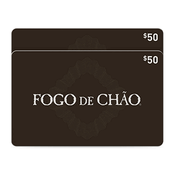 Fogo de Chao Brazilian Steakhouse Two Restaurant $50 eGift Cards ($100 Value)