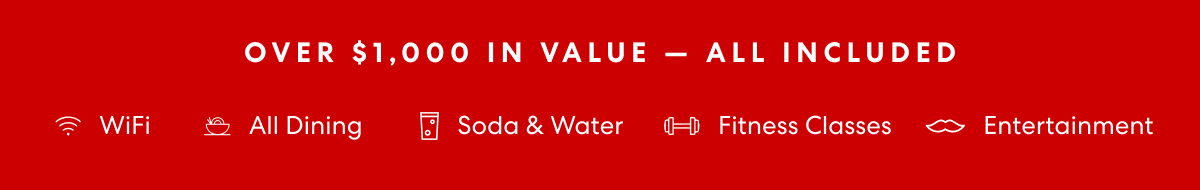 Over $1000 in value on every voyage