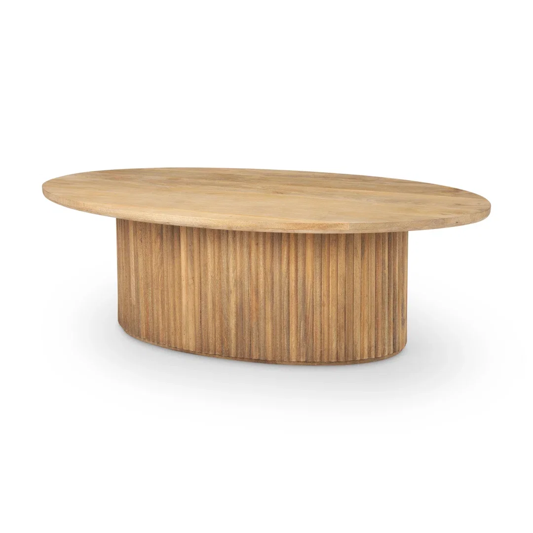 Chessa Solid Wood Storage Coffee Table