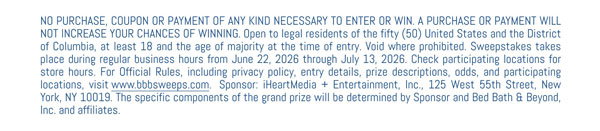 BBB Sweepstakes