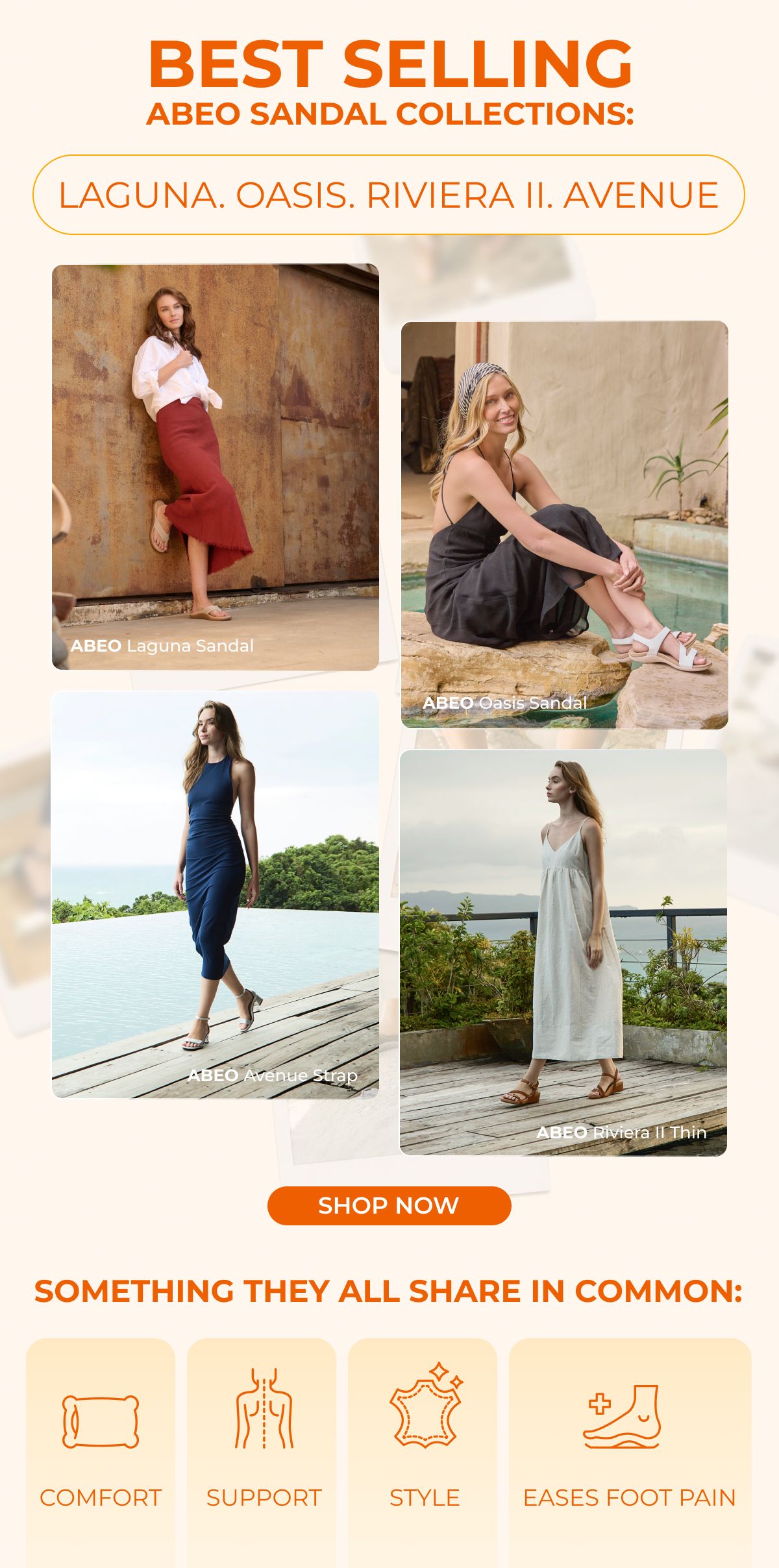 Best Selling ABEO Sandal Collections