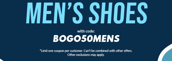 Shop BOGO 50 Men's Shoes!
