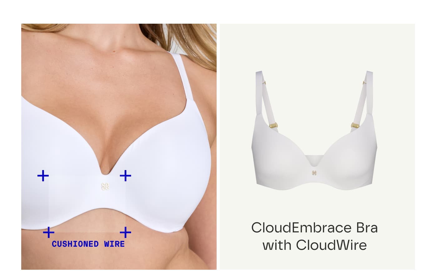 CUSHIONED WIRE | CloudEmbrace Bra with CloudWire