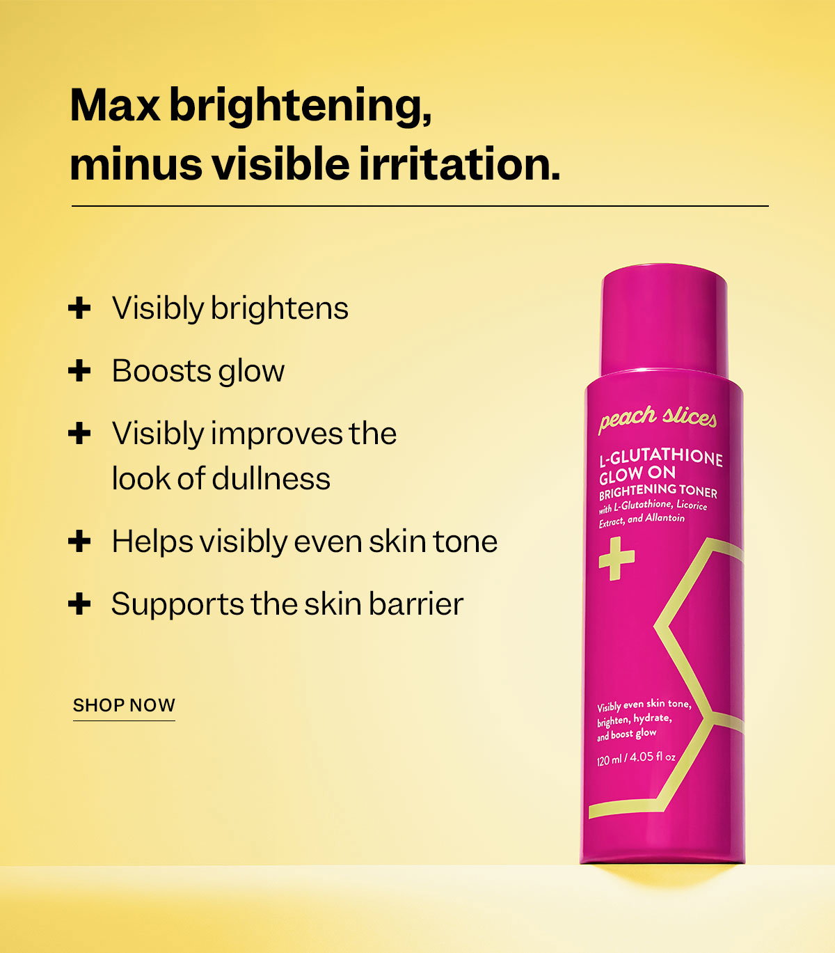 Grab L-Glutathione Glow On Brightening Toner before it's gone