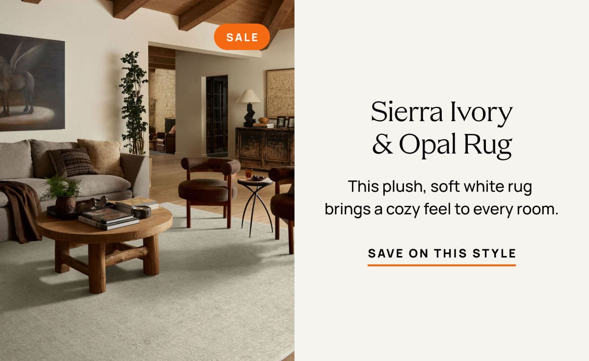 Sierra Ivory & Opal Rug | Save On This Style 