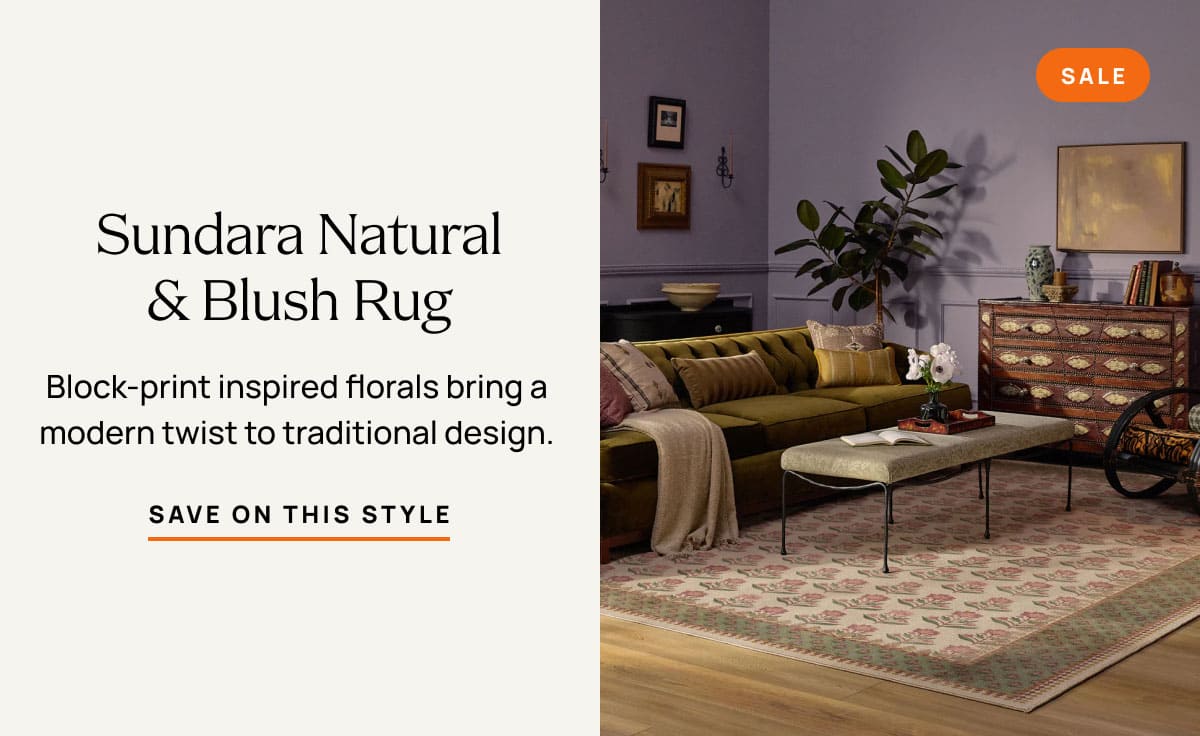 Sundara Natural & Blush Rug | Save On This Style 
