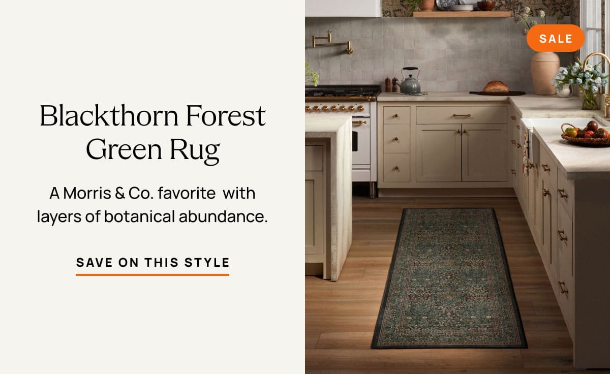 Blackthorn Forest Green Rug | Save On This Style 