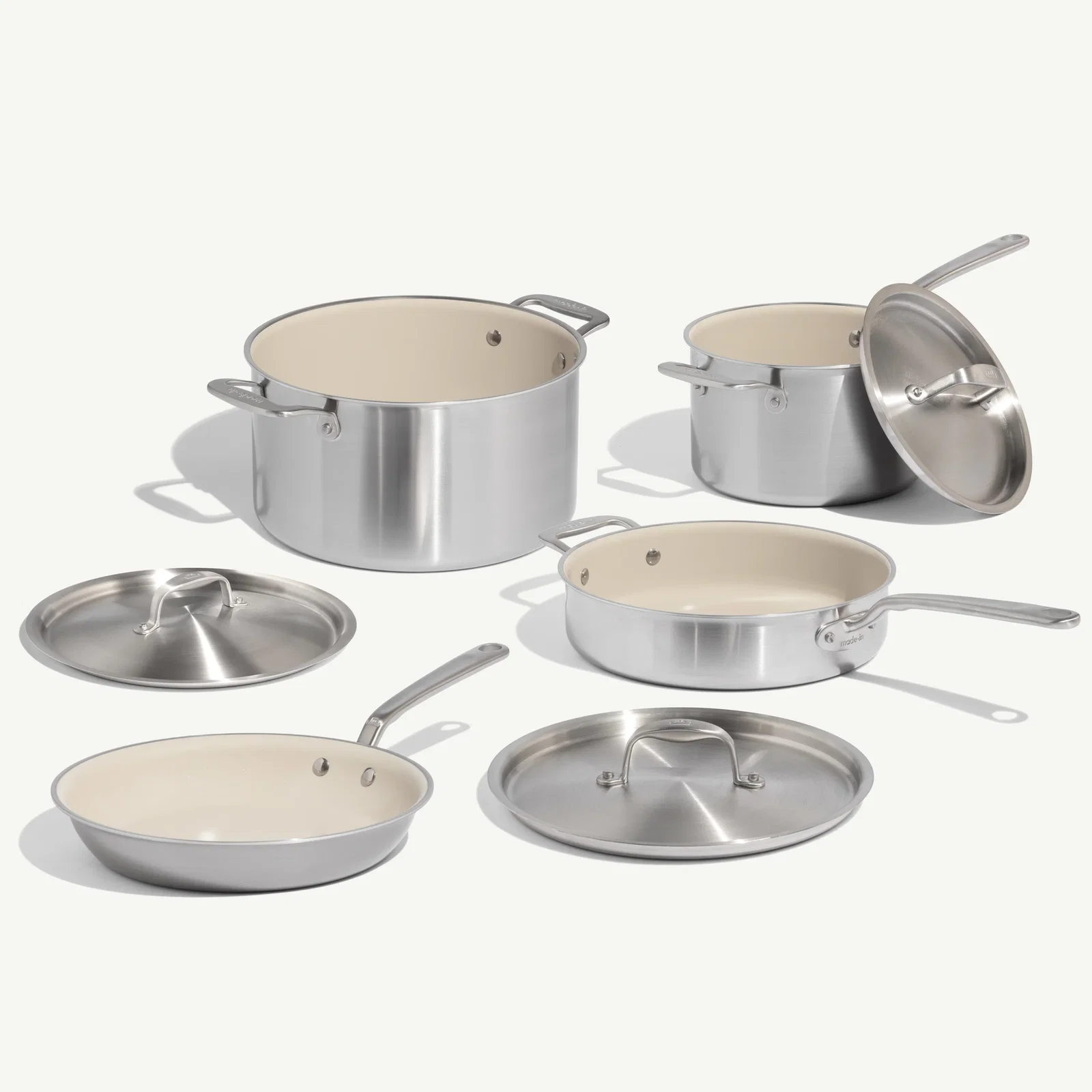 Image of 7-Piece CeramiClad™ Non Stick Cookware Set