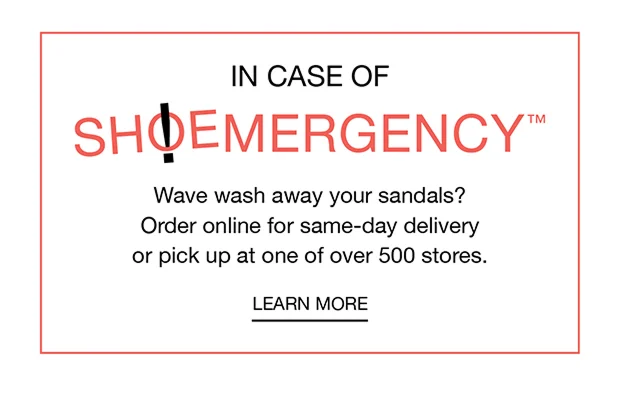 In Case of Shoemergency™ | Learn More