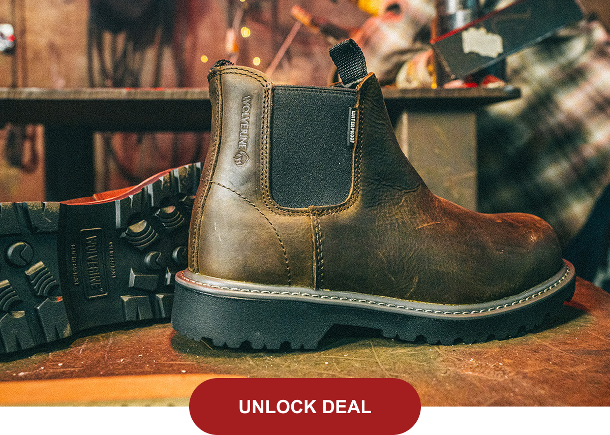 Wolverine - 20% OFF TOUGH BOOTS - RAISED ON HARD WORK.