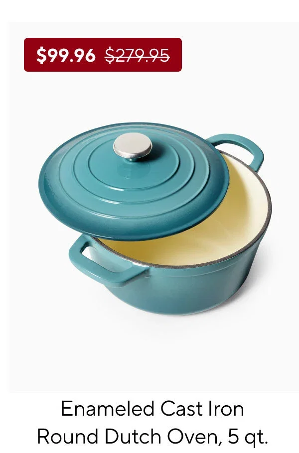 Sur La Table Enameled Cast Iron Round Dutch Oven, 5 qt.