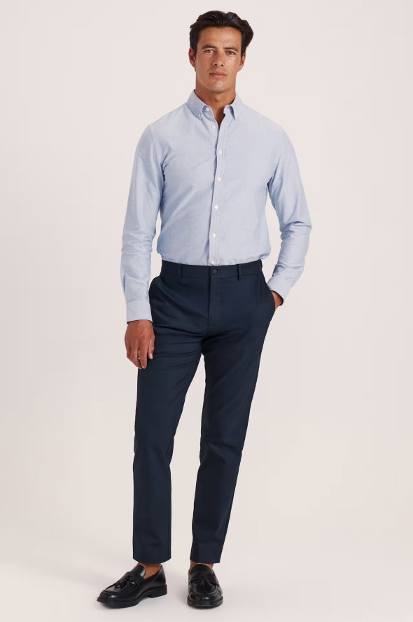 Scott Regular Chino in Dark Navy​