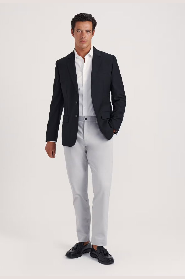 Scott Regular Chino in Misty Grey