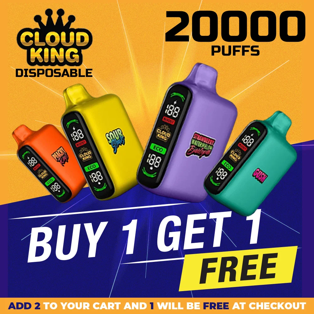 Cloud King Disposable (20000 Puffs) - Buy 1 Get 1 Free