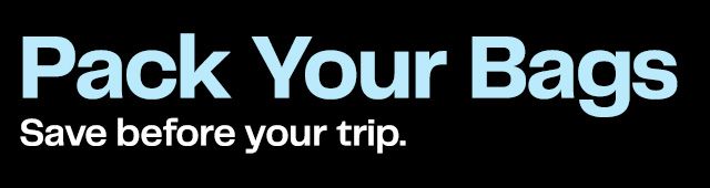 Save before your trip.