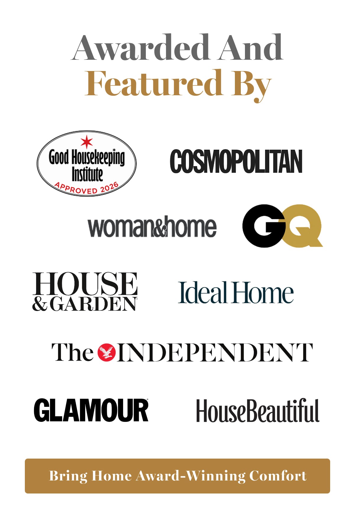 Bring Home Award-Winning Comfort
