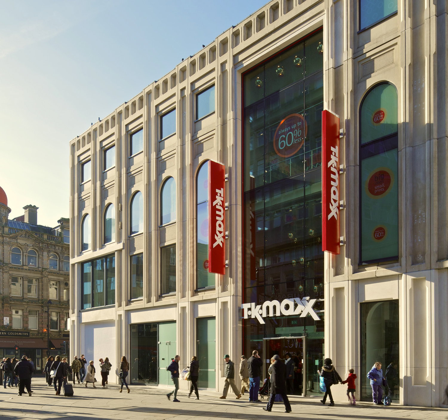 TK Maxx store exterior. 