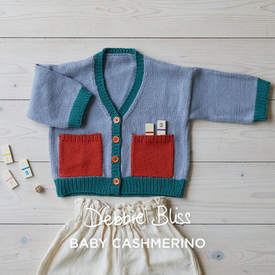 Jude Cardigan for Kids by Debbie Bliss 