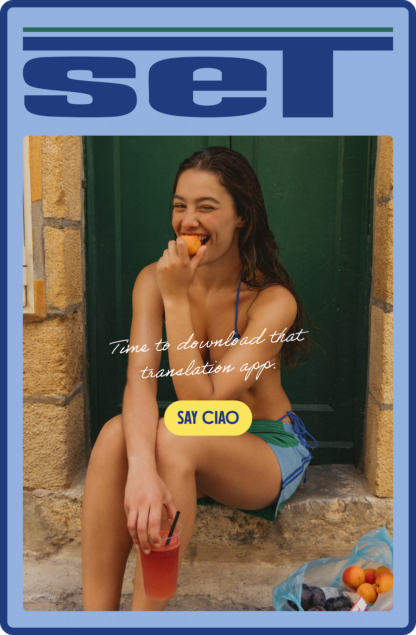 SAY CIAO