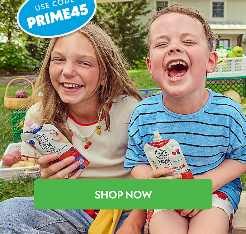 Use code PRIME45 now 