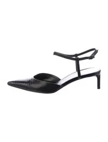 Saffiano Leather Mules