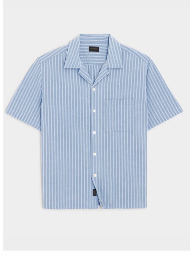Seersucker Capri Shirt