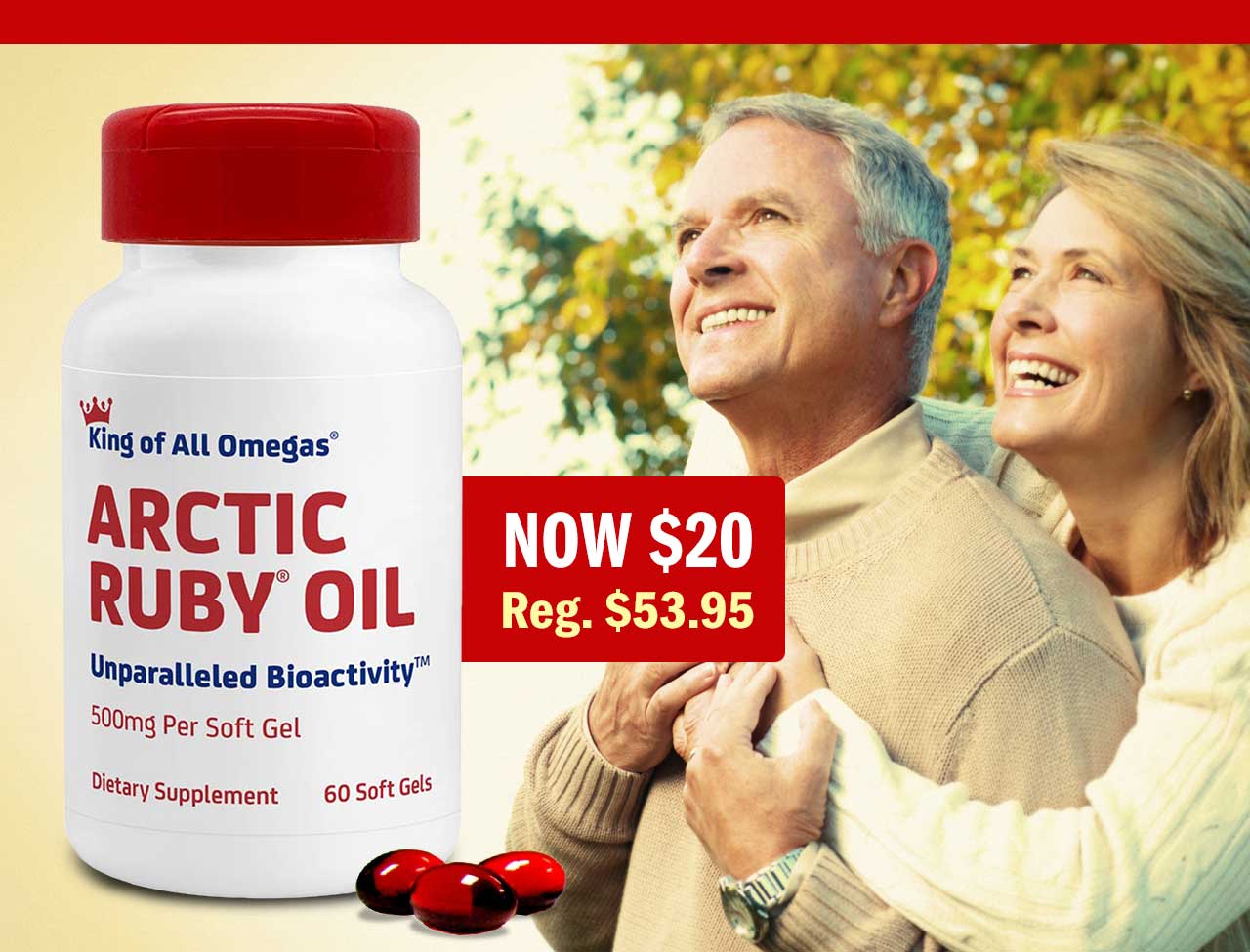 $20 per bottle (normally $53.95)