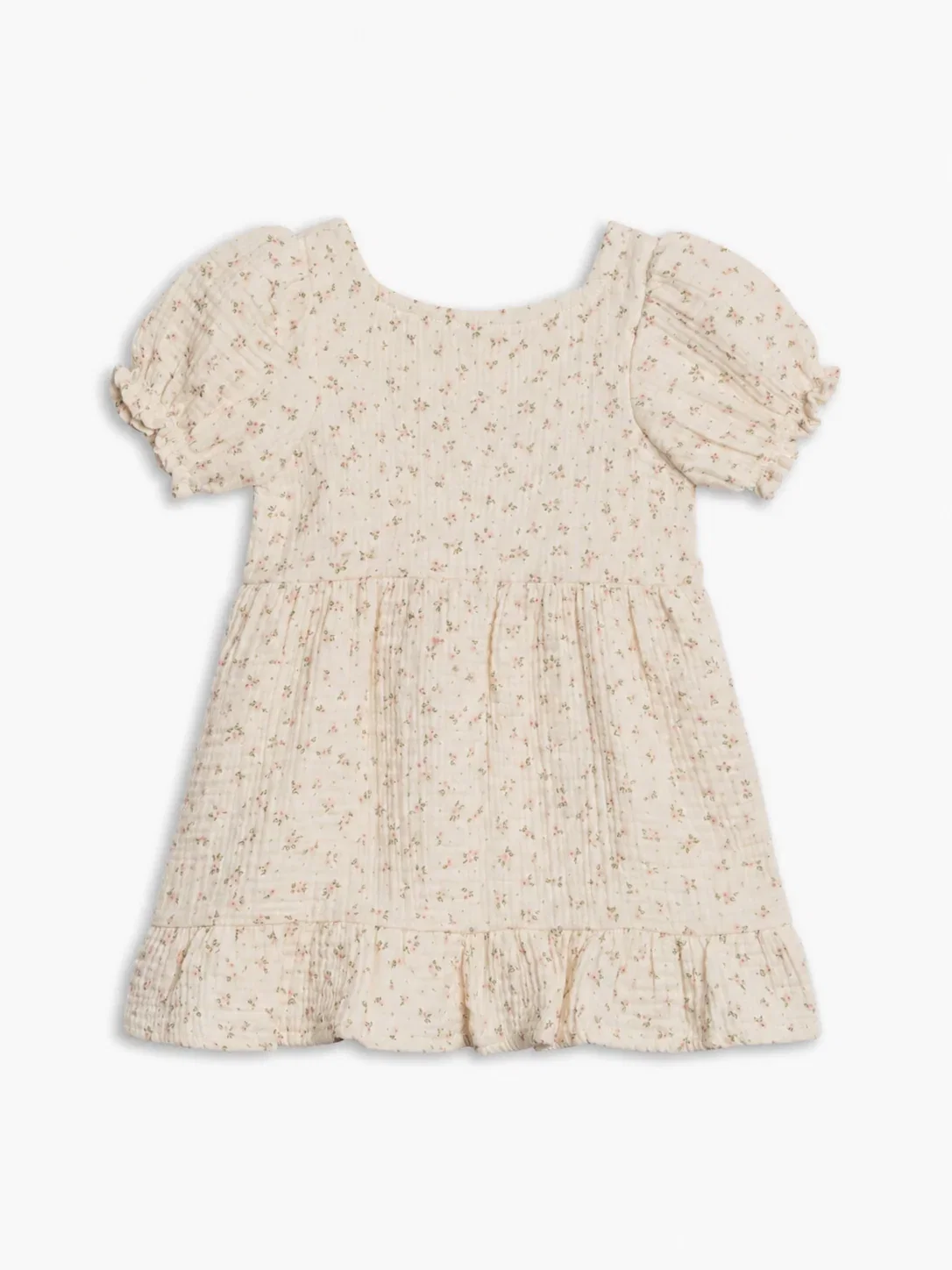 Image of Celine Muslin Square Neck Dress - Garden